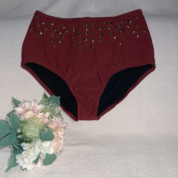 Swimsuits For All Garnet High Waist Bikini - Picture 2 of 4